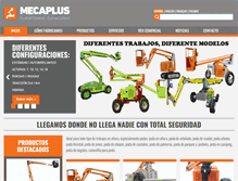 Tablet Screenshot of mecaplus.es